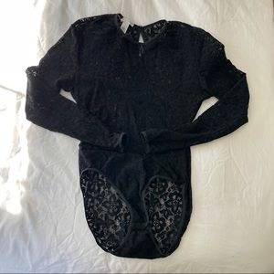 Adrienne Vittadini Lace Bodysuit